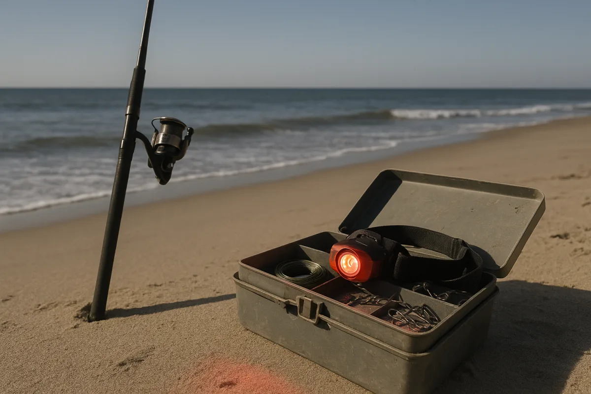 Best Surf Fishing Setup for Night Fishing: Rods, Rigs & Gear