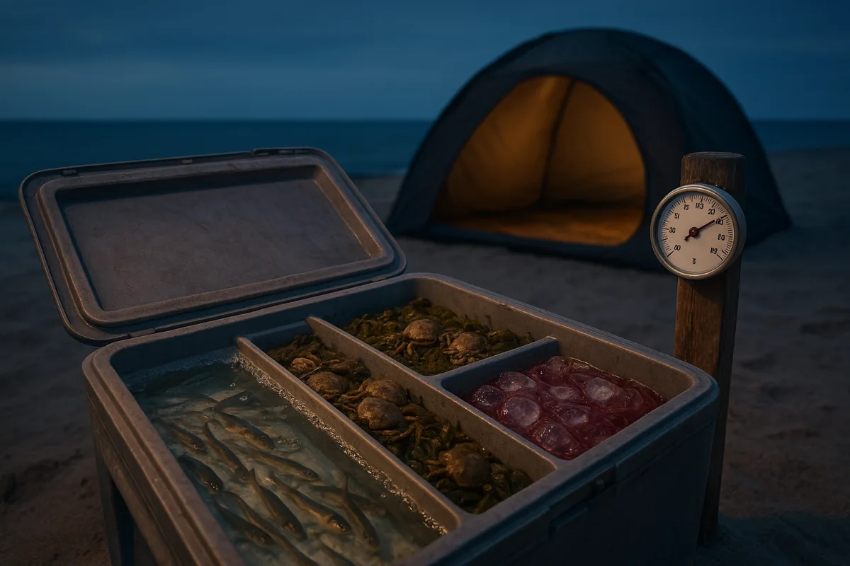 How to Store Bait for Surf Fishing