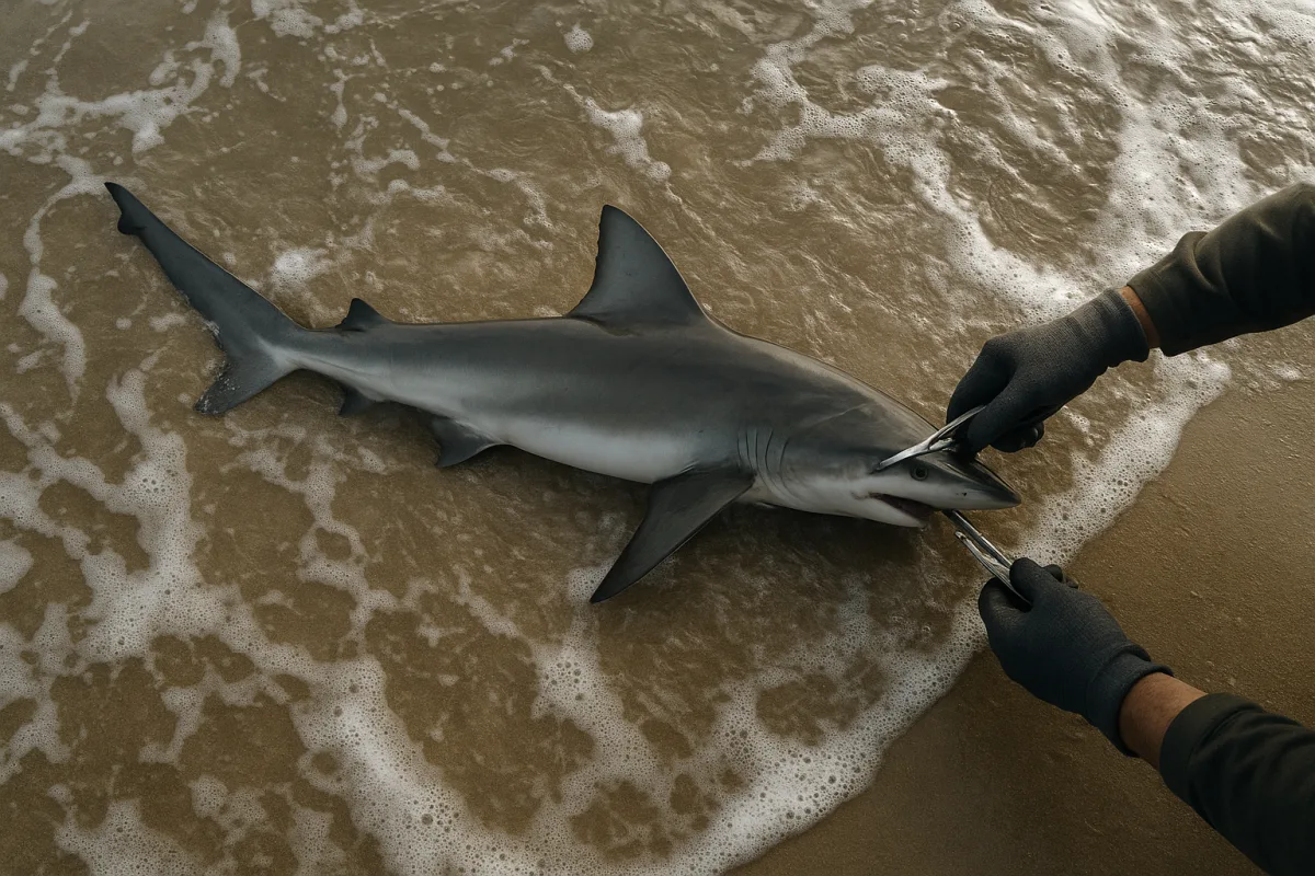 What to Do If You Catch a Shark While Surf Fishing